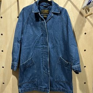Eddie Bauer Waist length Denim Blazer